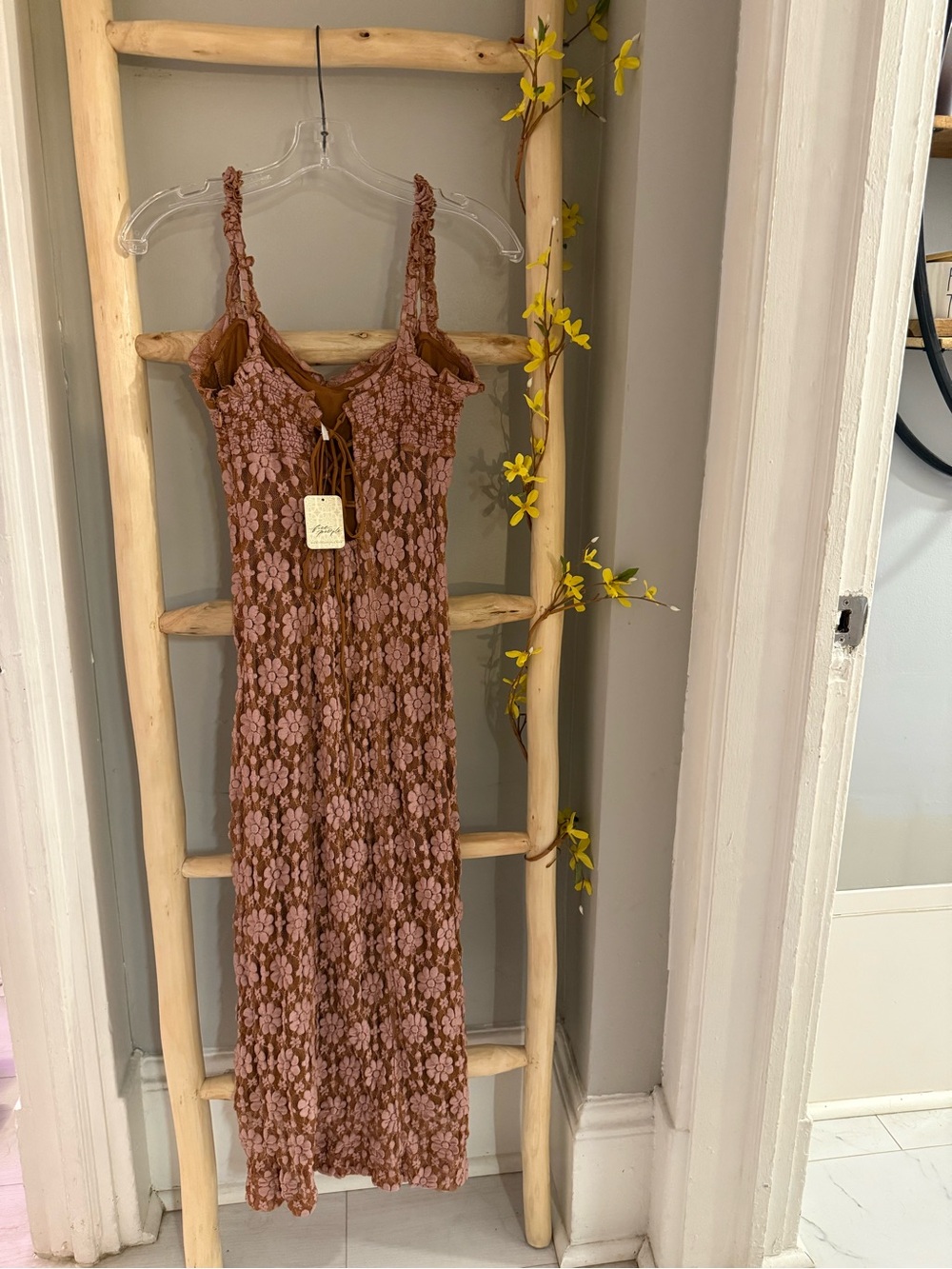 Free People Lucinda Lace Midi Dress - Picture 6 of 6